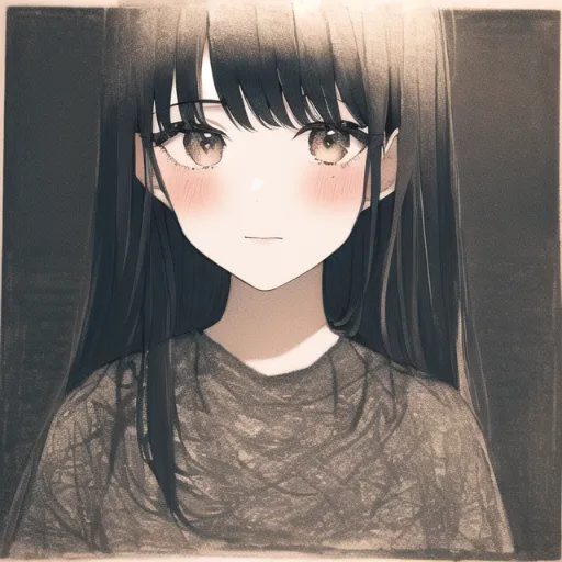 1girl masterpiece black hair etching s 121000