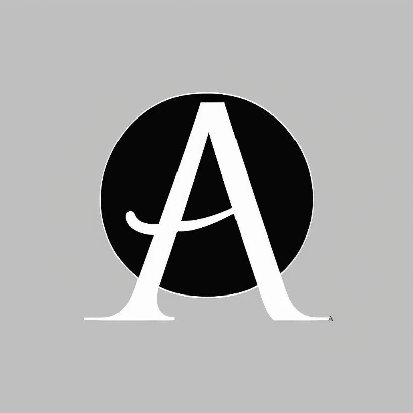 Logo of the letter A.