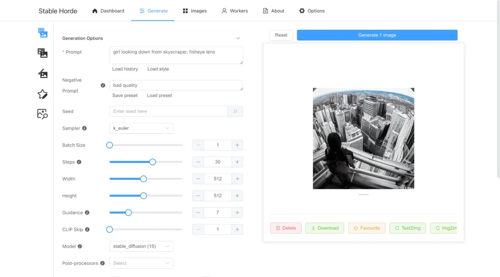 Stable UI's interface.