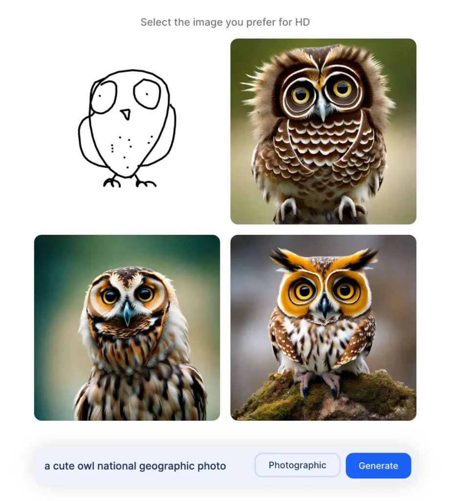 Using Stable Doodle, one of many tools offered by Clipdrop.co